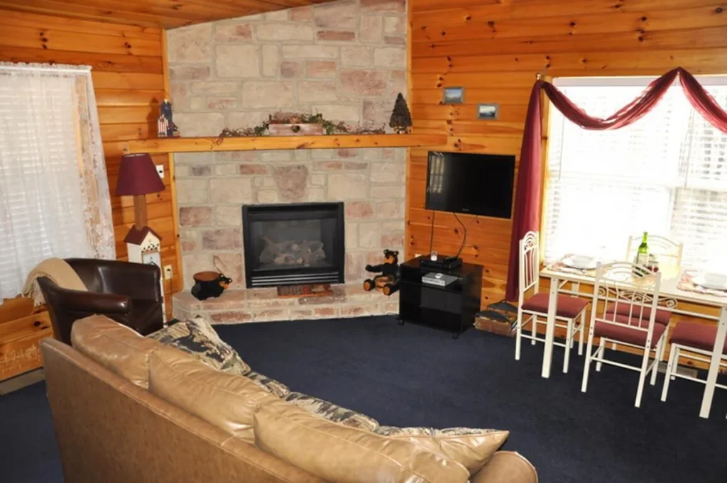 reagans cabin living room